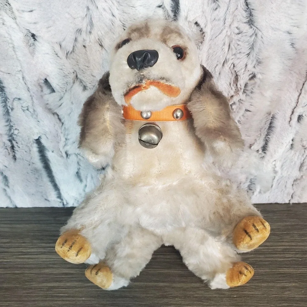 Vintage 40's early 50's Plush Mohair Cocker Spaniel 10